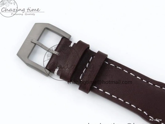 MIROTIME 0515 Pilot Mark XVIII Titanium BLSF 1:1 Best Edition Black Dial on Brown Leather Strap MIYOTA Popular 7020